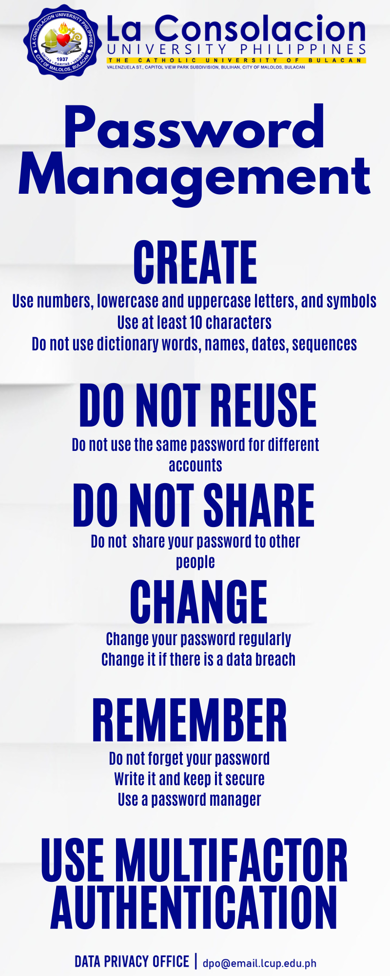 Password management